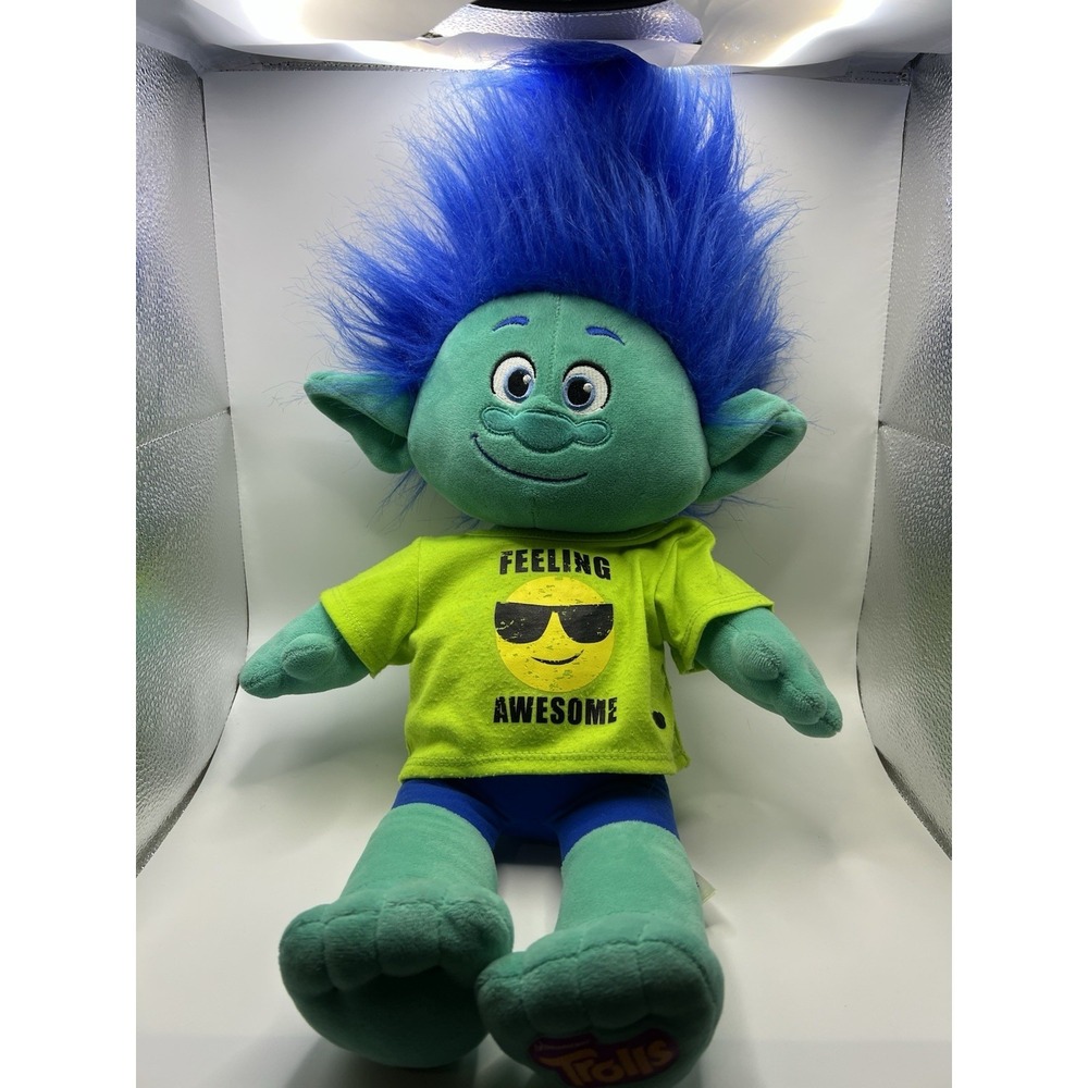 Dreamworks Trolls Happy Branch Build A Bear Large 24" Plush 2016 Singing READ